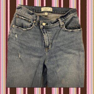 Abercrombie Straight Leg Blue Jeans